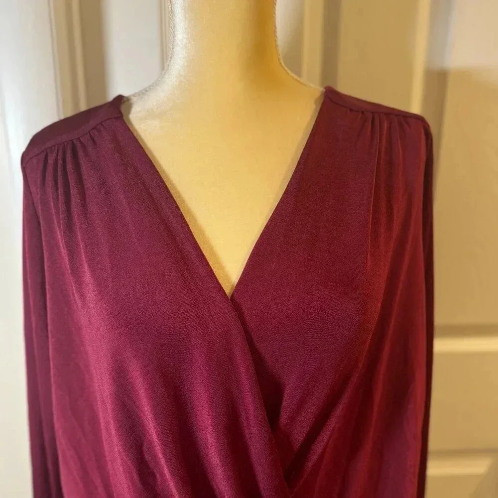 Free People Intimately Turnt Bodysuit in Dark Rhubarb - Picture 3 of 10